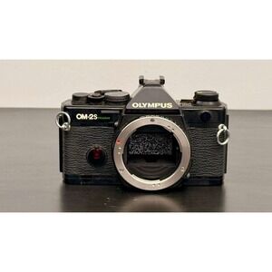 Olympus OM-2S Program 35mm SLR Film Camera Body - Black - FOR PARTS/REPAIR